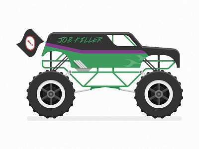 Monster Truck Illustration car illustration monster truck technology truck vector vehicle wheels