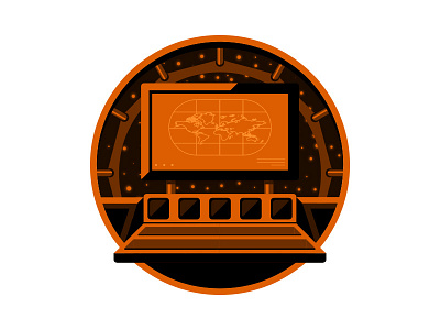 Control Center Icon Illustration