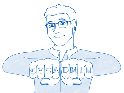 Sysadmin Day Illustration