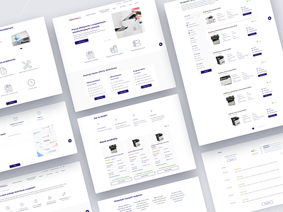 Biuromax UX/UI Design components design e-comerce homepage printers product product design product page shopping cart ui uidesign ux uxdesign uxui web webdesign