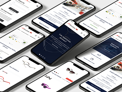 Okularium - UX/UI Design app app design design ecommerce glasses mobile mobiledesign shop ui uidesign ux uxdesign