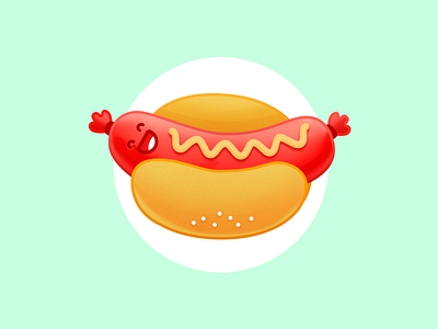 Hotdog cute fun hotdog lovely