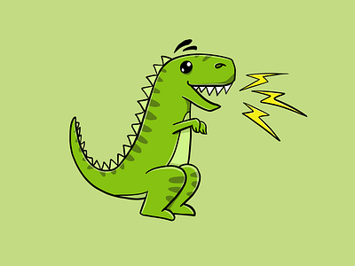 T-Rex with Flashes