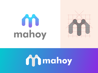 M letter logo - Mahoy Logo Design modern