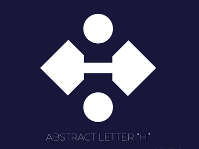 H abstract Letter Mark Design