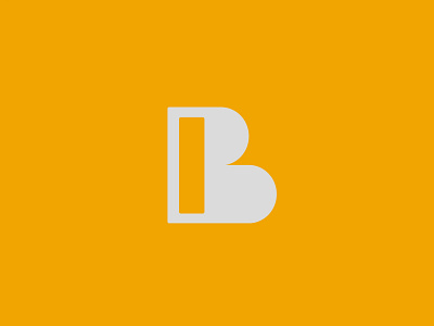 BI studio branding design flat icon logo minimal