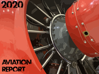 2020 Aviation Report illustration logo vector