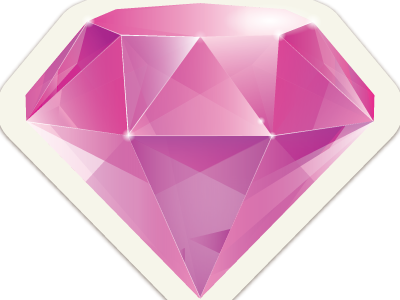 Diamond adamant diamond gift pink