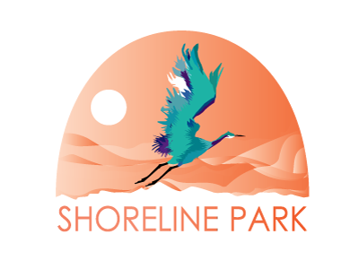 Shoreline Park bird logo park shoreline zoo