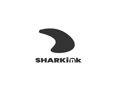 shark ink branding design icon illustration logo vector