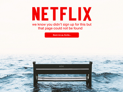 netflix 404 page