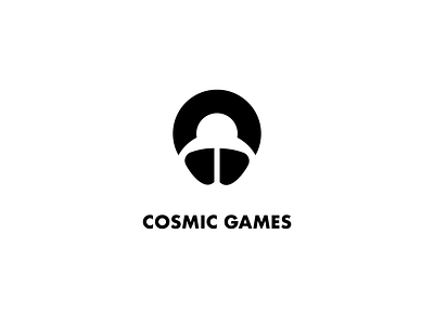 cosmic games adobe illustrator design games gaming illustration logo mark vector