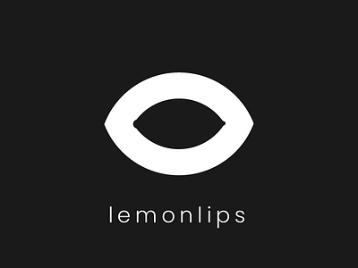 lemonlips branding design icon logo vector