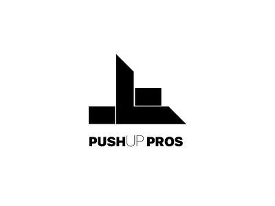pushup pros branding design icon logo modern logo vector