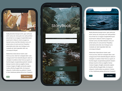 Story Book adobe xd design mobile mobile app mobile app design mobile design mobile ui ui