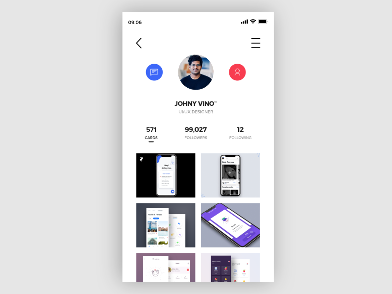 Designer Profile by Rahul Patil on Dribbble