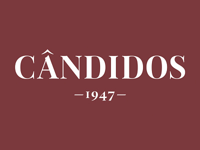 Cândidos clothing custom type exclusive garment joelvilasboas legacy logo design luxury new identity tailor made unique