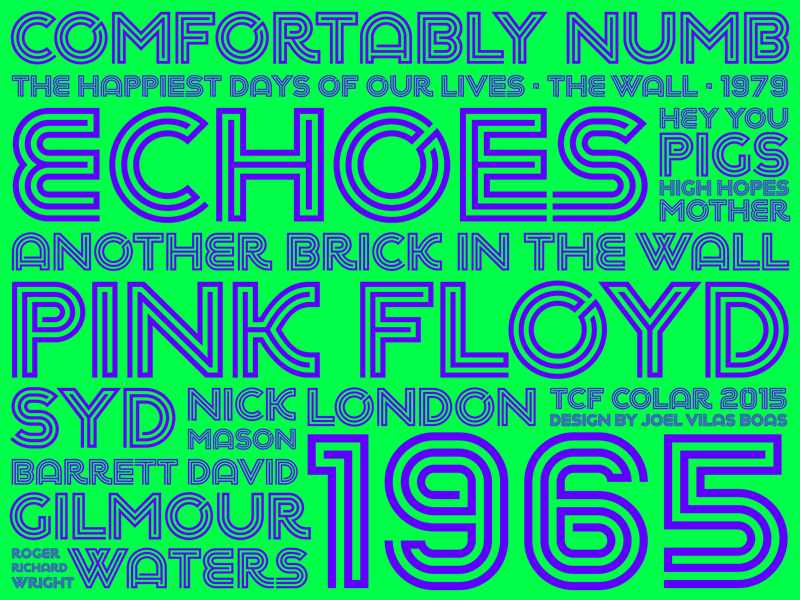 TCF Colar colar display geometric joelvilasboas logos pop poster psychadelic typecult typography