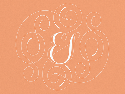ES joelvilasboas lettering monogram script