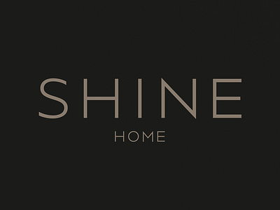 Shine — Logo and Identity custom type home decor joelvilasboas logo design luxury new identity textiles