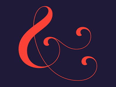Ampersand custom logo design identity joelvilasboas lettering logo script swashes typography