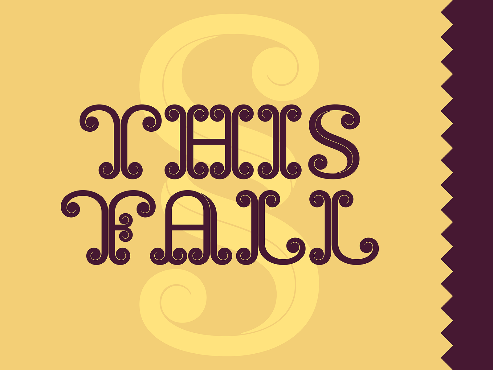 THIS FALL New Release ➸ 9 – 11 – 2019 design display display font display type font graphicdesign identity joelvilasboas ligature serif swashes type typedesign typeface typographie typography