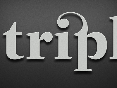 tripledesign asymmetric serifs custom logo identity ip ligature joelvilasboas lettering ligature logo design roman black sharp serifs