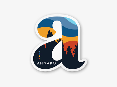 Ahnako Landscape Sticker