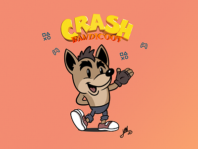 Crash Bandicoot clipstudiopaint crash bandicoot illustrations photoshop