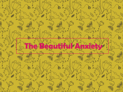 Beautiful Anxiety design floral illustration nature pattern plants seamless vector