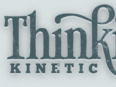 Thinking chunkfive ligature logo phaeton typography