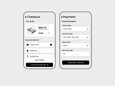 Daily UI 002 - Credit-card Checkout