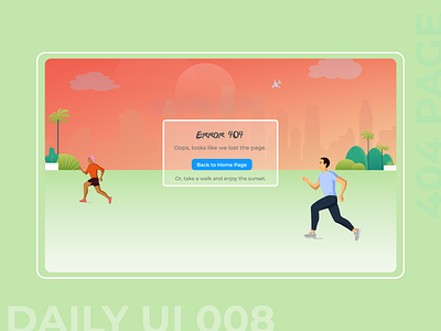 Daily UI 008 - 404 Page