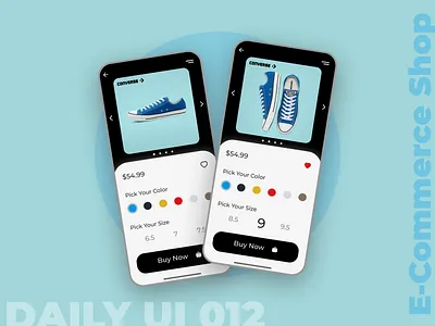 Daily UI #012 - E-Commerce Shop app app design converse dailyui dailyui012 dailyuichallenge design ecommerce shop ui
