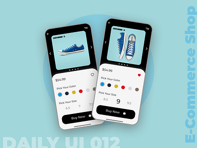 Daily UI #012 - E-Commerce Shop app app design converse dailyui dailyui012 dailyuichallenge design ecommerce shop ui