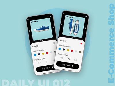 Daily UI #012 - E-Commerce Shop