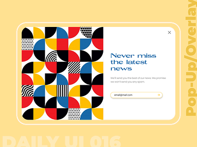 Daily UI 016-Pop-Up/Overlay