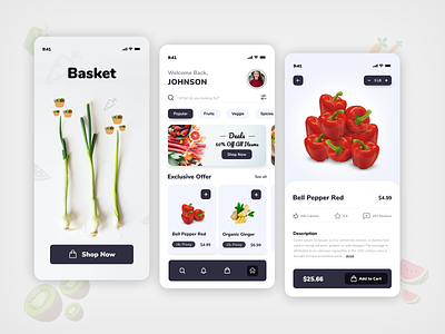 Online Grocery App amazing design app design creative design dailyui design dribbble best shot dribbblers grocery app typography