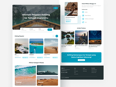 Travel Agency Website Landing Page