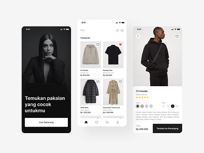 Fashion E-Commerce Mobile App app buy design e commerce fashion mobile shop ui