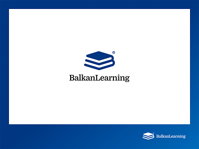 BalkanLearning b balkan brand icon books book learn learning letterb logo logotype mark symbol