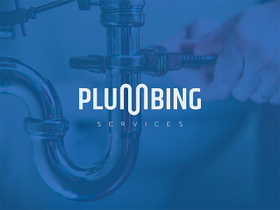 Plumbing Services heating logo mark pipe plumbing water