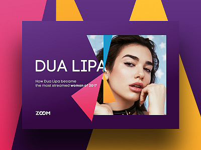 She's hot! blog card carddesign colors dua dualipa feed pop popstar spotify ui web