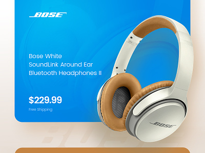 Bose bose card diffuse headphones product shadow ui widget