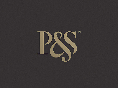 P&S initials investmen logo mark monogram ps serif