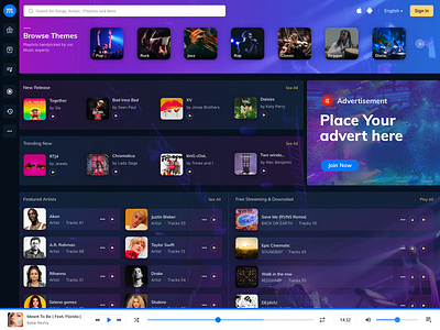 Music Player Web App #009