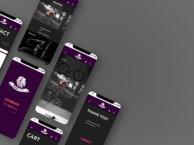 Roar Bikes Store App app graphic design ui ui design ux design