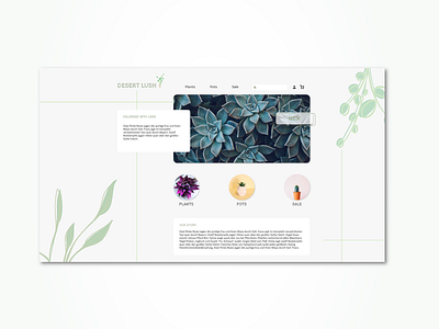 Desert Lush Landing Page