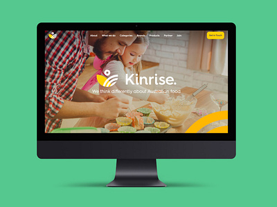 Kinrise Website Desktop