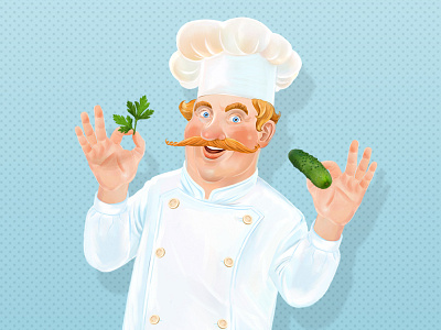 Chef Cook Character